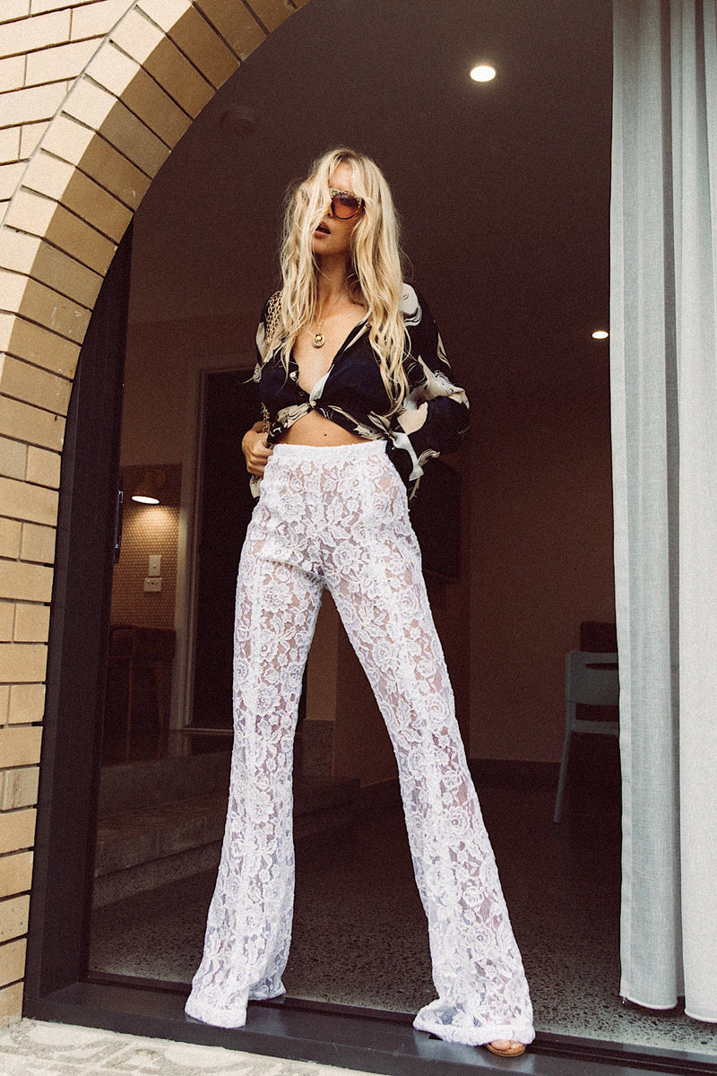 Runaway Horses Silk Crepe Oversized Shirt - Black - Chasing Unicorns