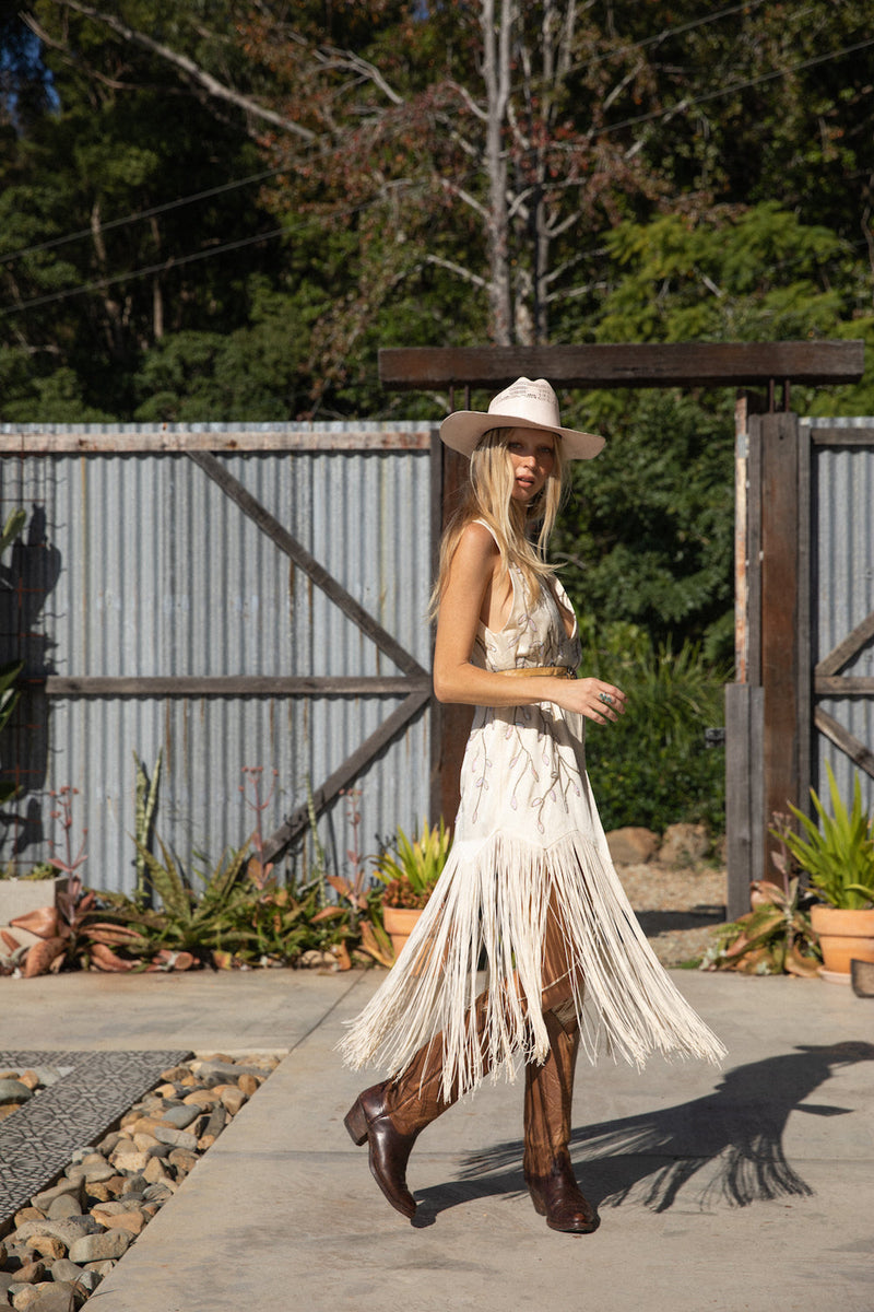 Smoke On The Water Beaded + Fringe Vest - Chasing Unicorns