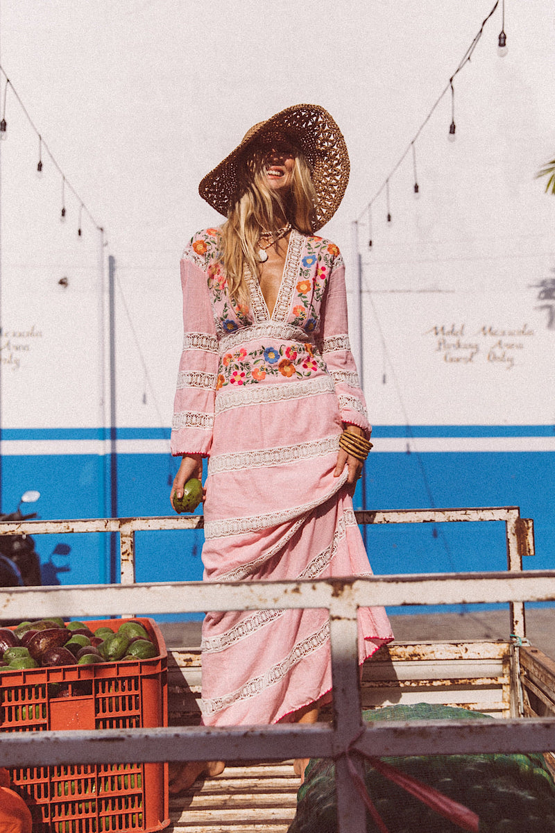 South Of The Border Mexican Maxi Dress - Chasing Unicorns