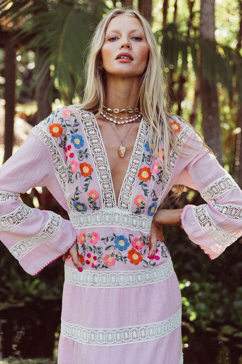 South Of The Border Mexican Maxi Dress - Chasing Unicorns