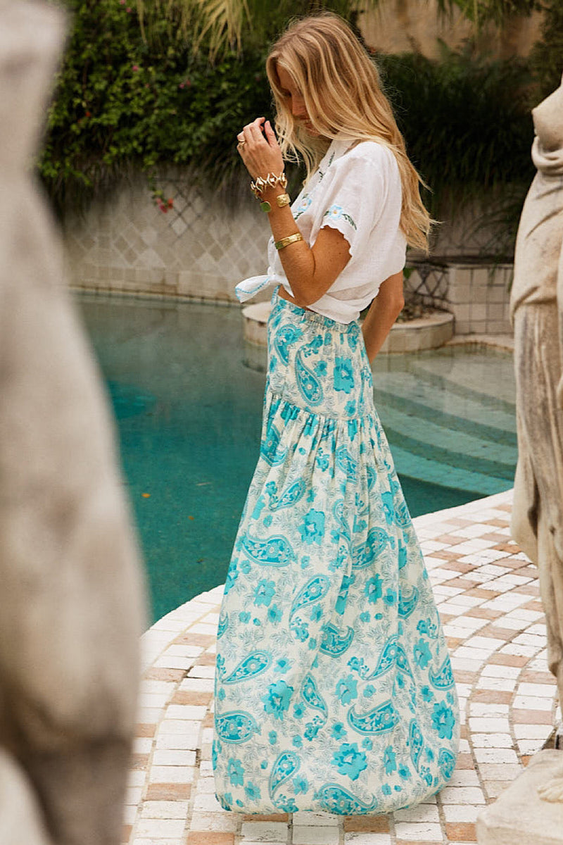 The Wind Cries Mary Linen Cutwork Embroidered Blouse - Chasing Unicorns