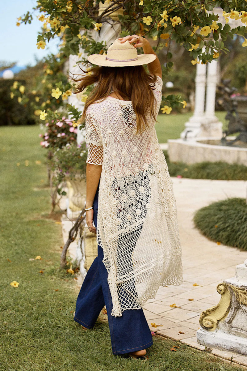 Wonderful World, Beautiful People Crochet Robe - Chasing Unicorns