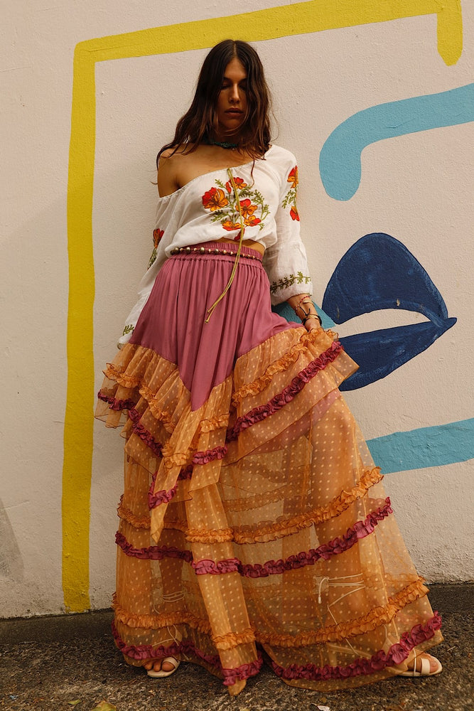 Sunshine Tulle Skirt - Orchid