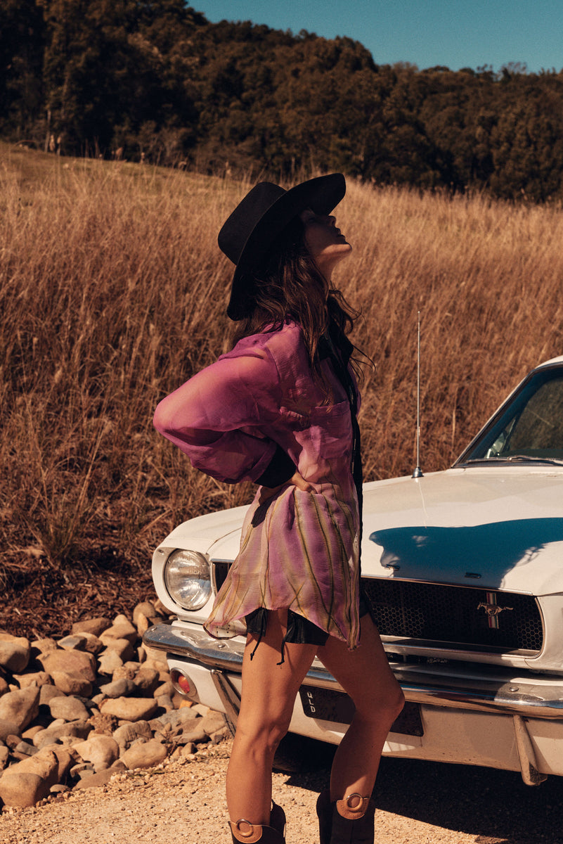 Mirage Silk Chiffon Shirt