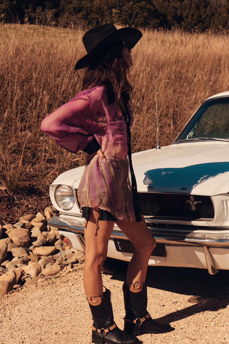 Mirage Silk Chiffon Shirt