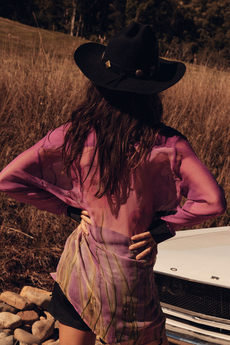 Mirage Silk Chiffon Shirt