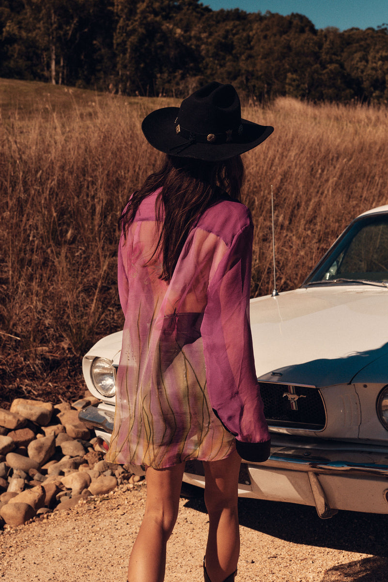 Mirage Silk Chiffon Shirt