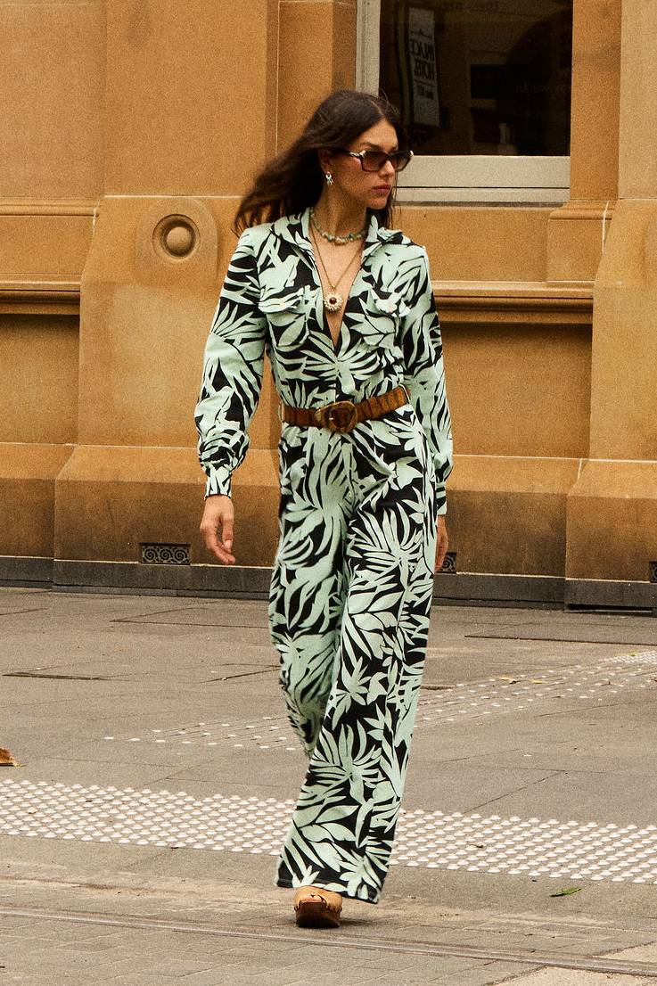Groove Me Cotton Jersey Jumpsuit