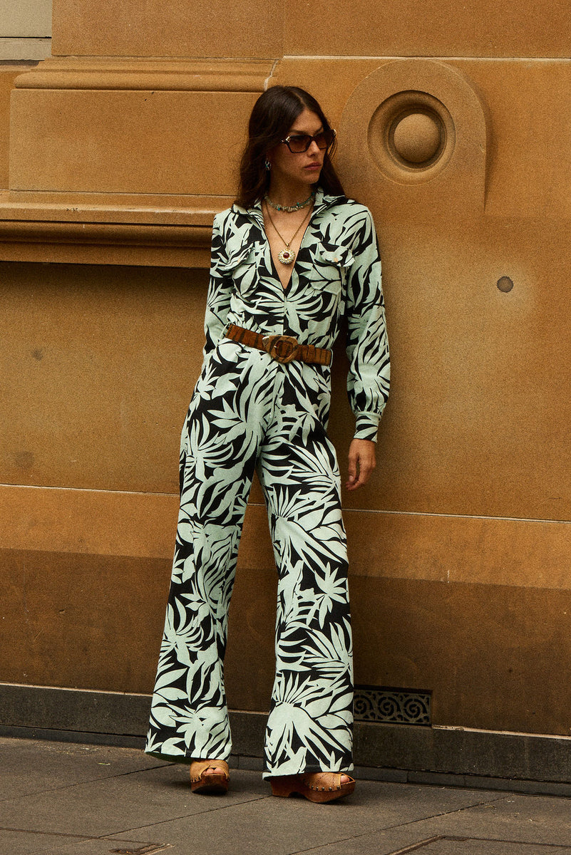 Groove Me Cotton Jersey Jumpsuit