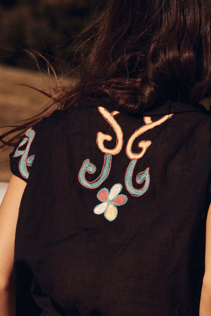 Ladies of the Canyon Embroidered Blouse