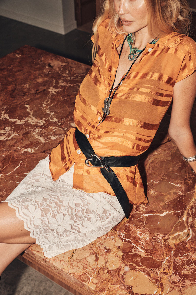 Lace and Whiskey Skirt - Ivory