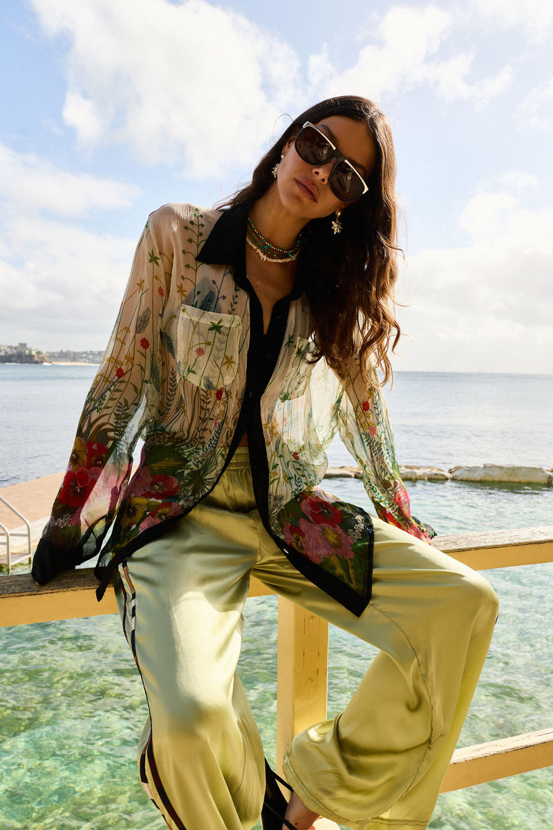 Easy On The Eyes Silk Shirt