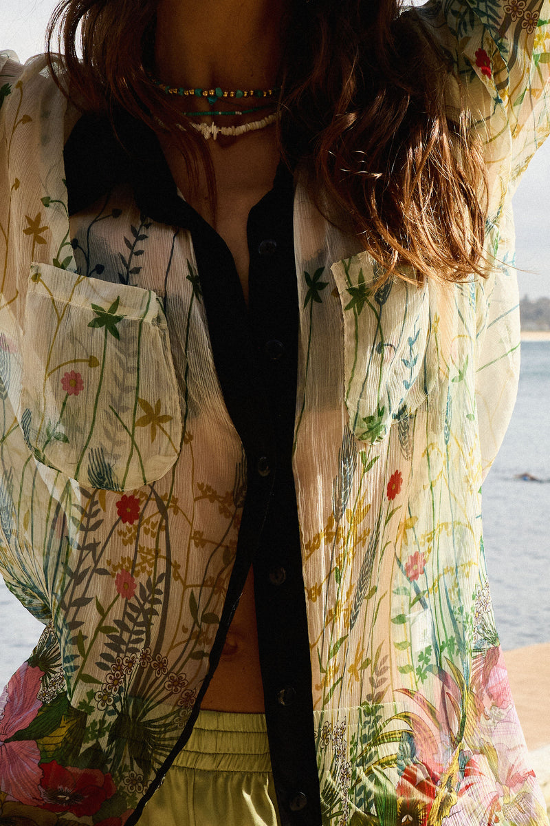 Easy On The Eyes Silk Shirt