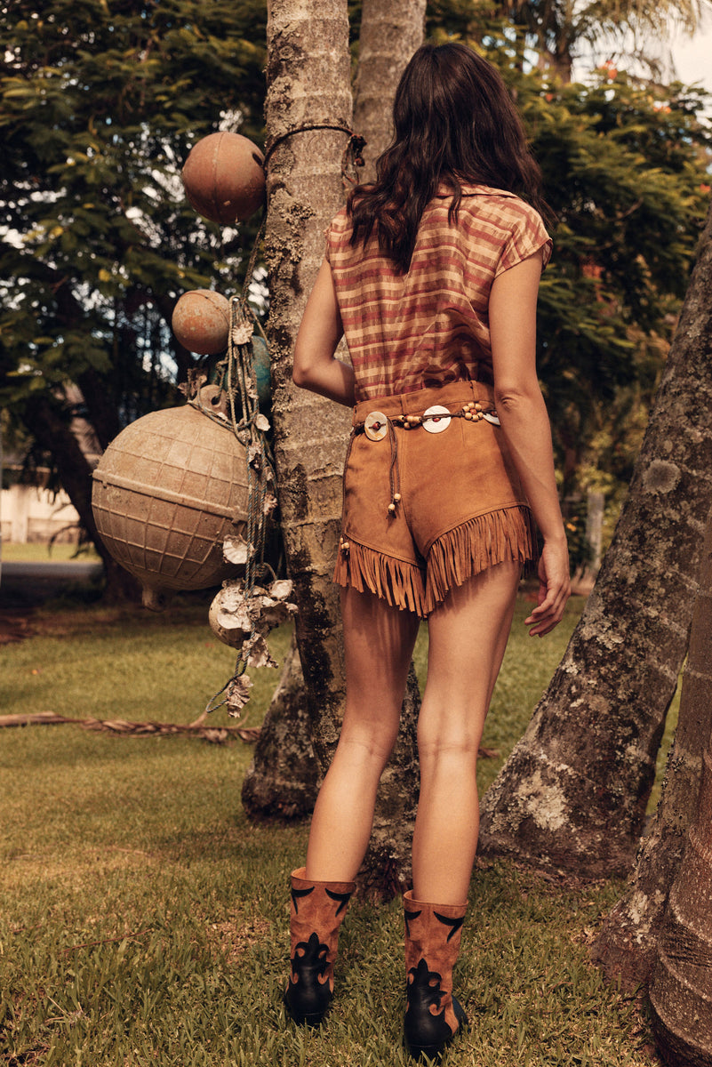 Ramblin’ Man Suede Shorts