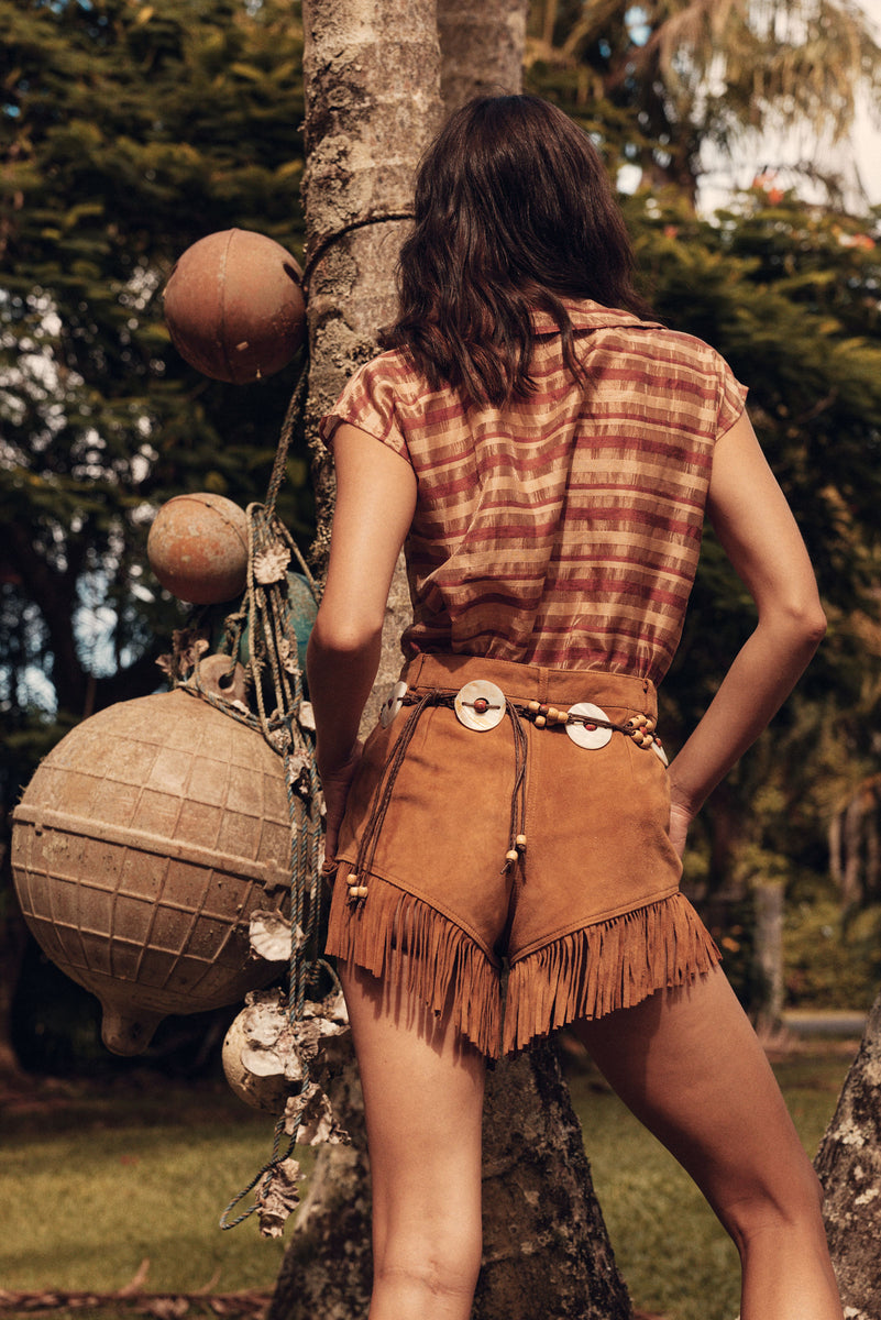 Ramblin’ Man Suede Shorts