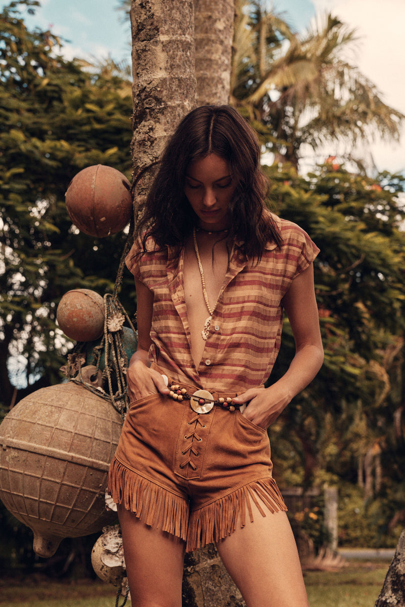 Ramblin’ Man Suede Shorts