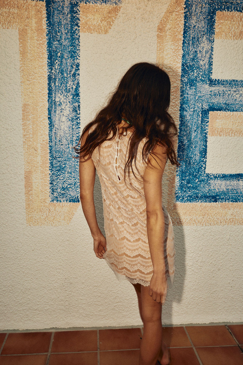 Long Distance Love Lace Mini Dress
