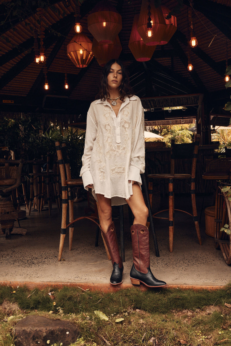 Long May You Run Leather Cowboy Boots