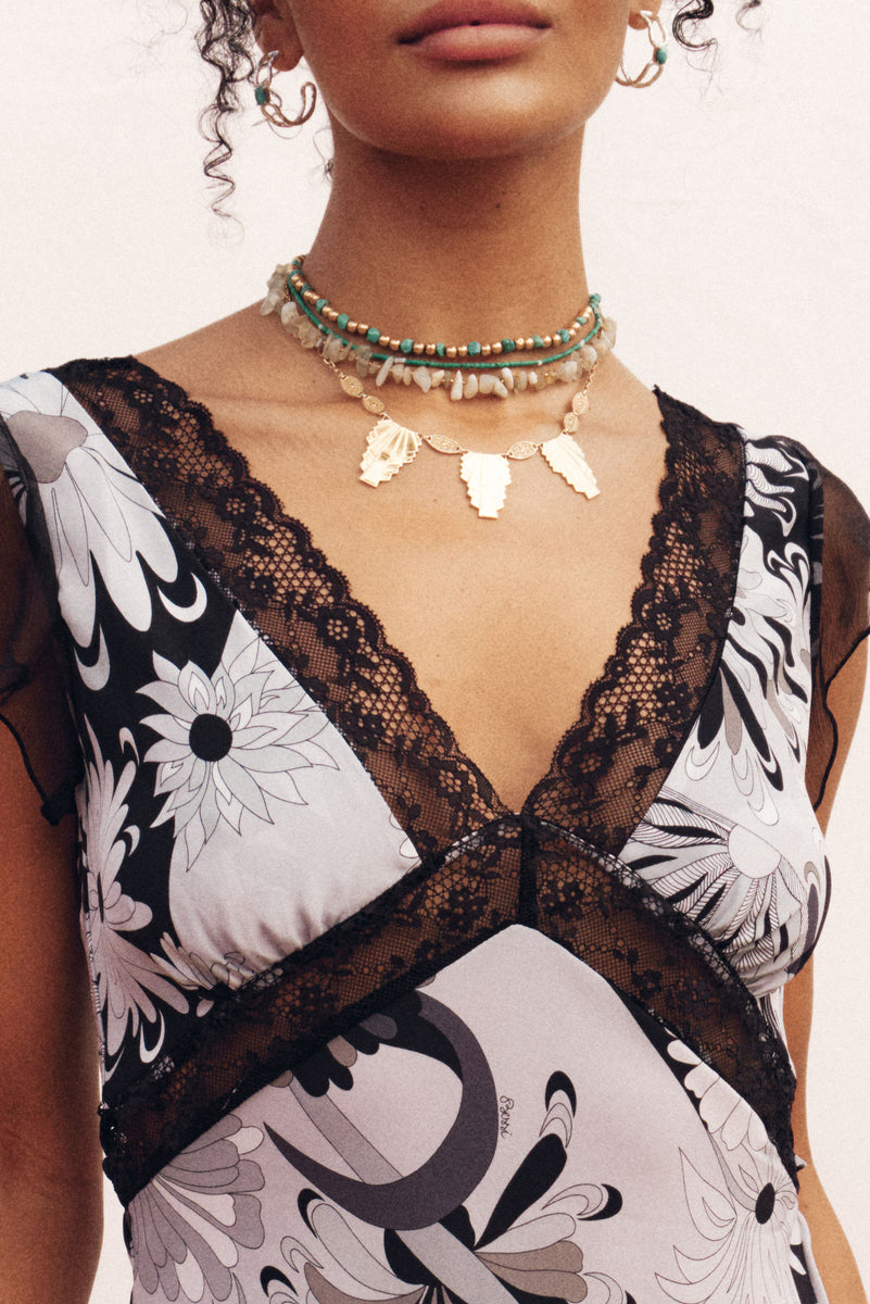 I Remember Everything Silk Mini Dress - Ravello