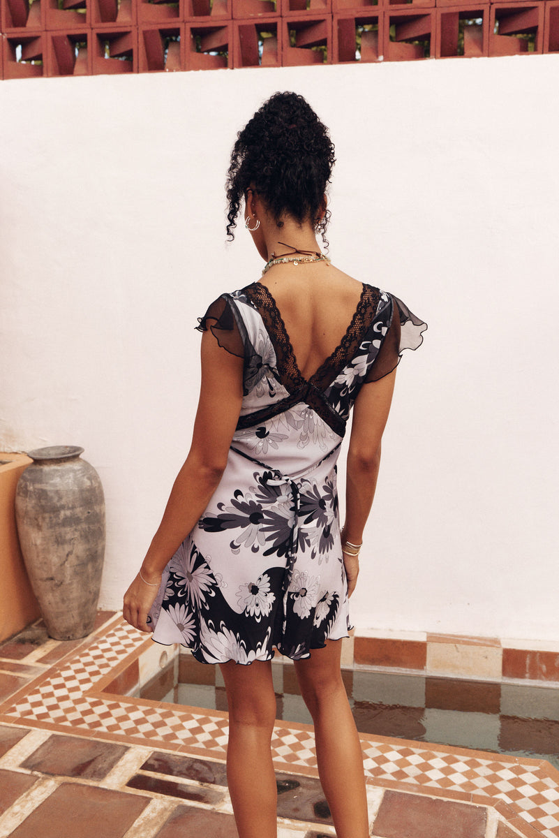 I Remember Everything Silk Mini Dress - Ravello