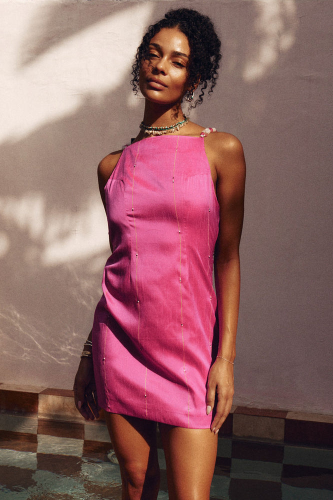 Young At Heart Mini Dress - Pink