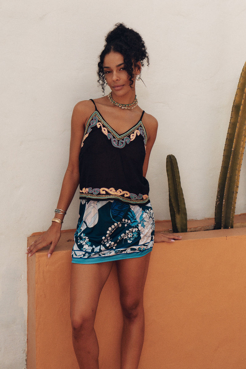 Ladies of the Canyon Embroidered Camisole