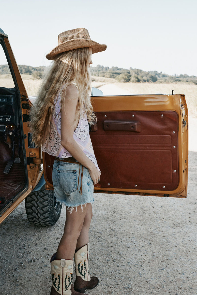 Country Girl Patchwork Bandana Vest