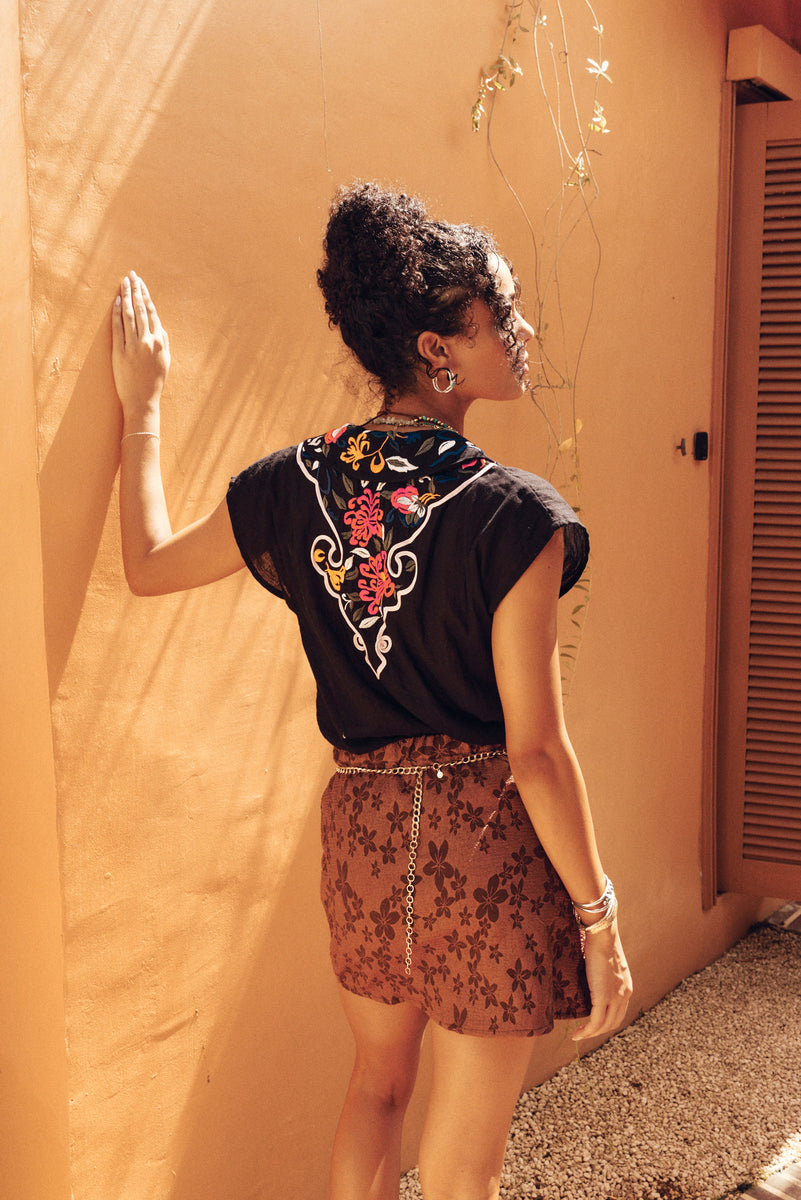 Rose of Cimarron Mini Skirt