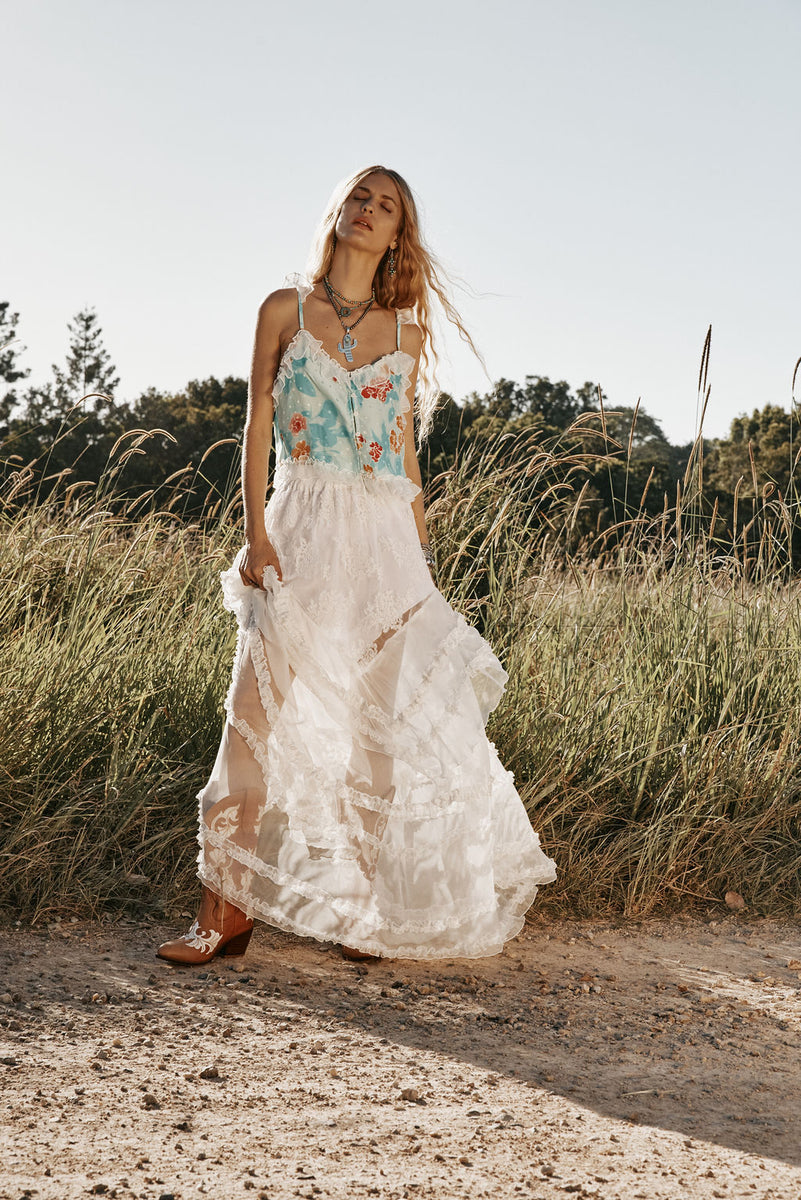 Blooming Day Silk + Lace Camisole