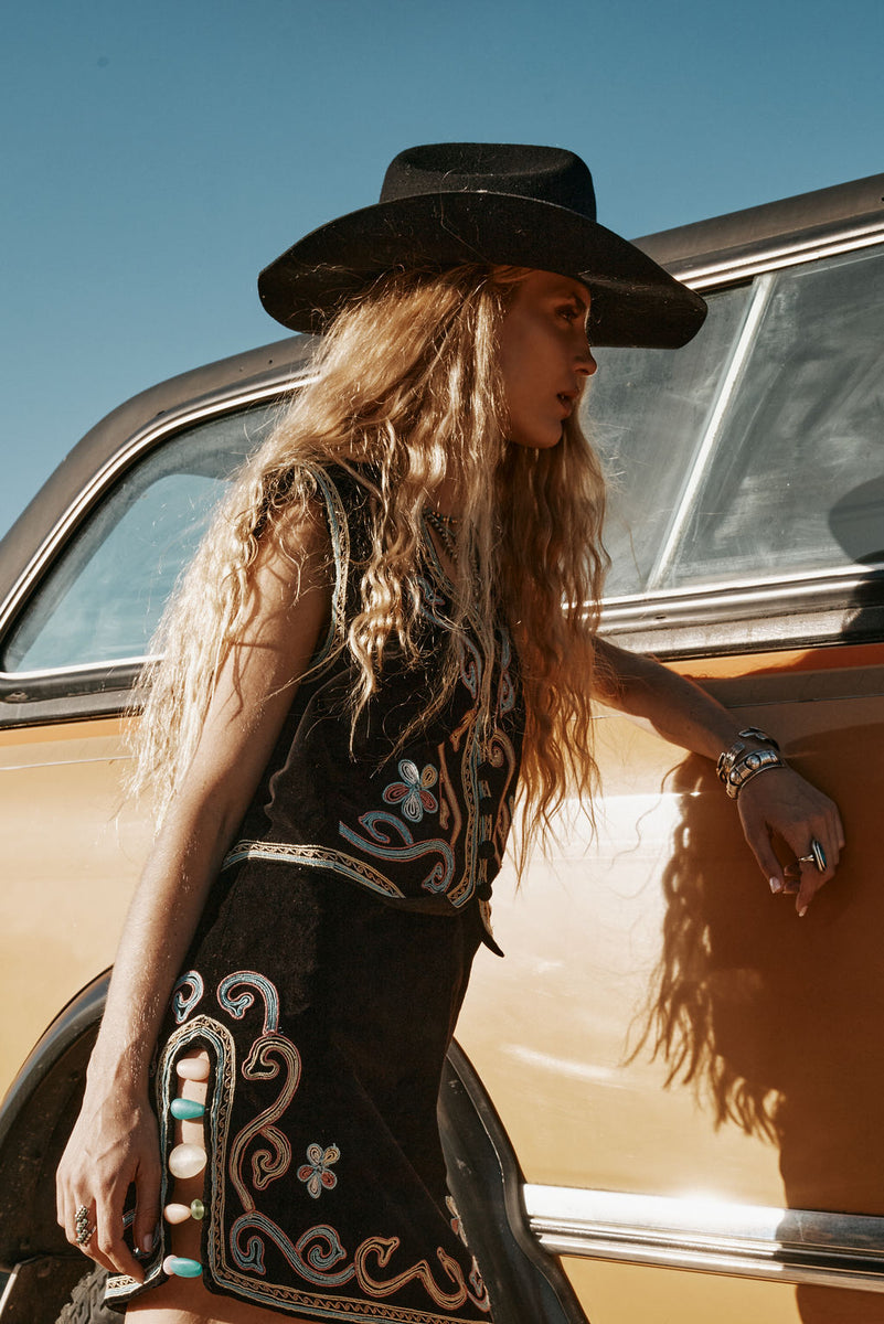 Ladies of the Canyon Embroidered Vest