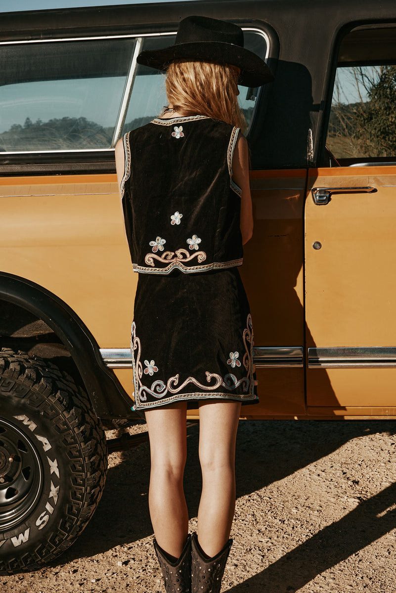 Ladies of the Canyon Embroidered Vest