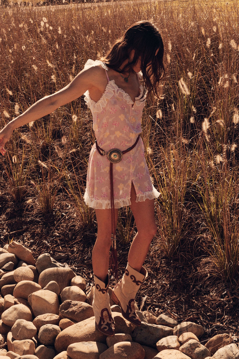 Tulsa Queen Leather + Suede Cowboy Boots