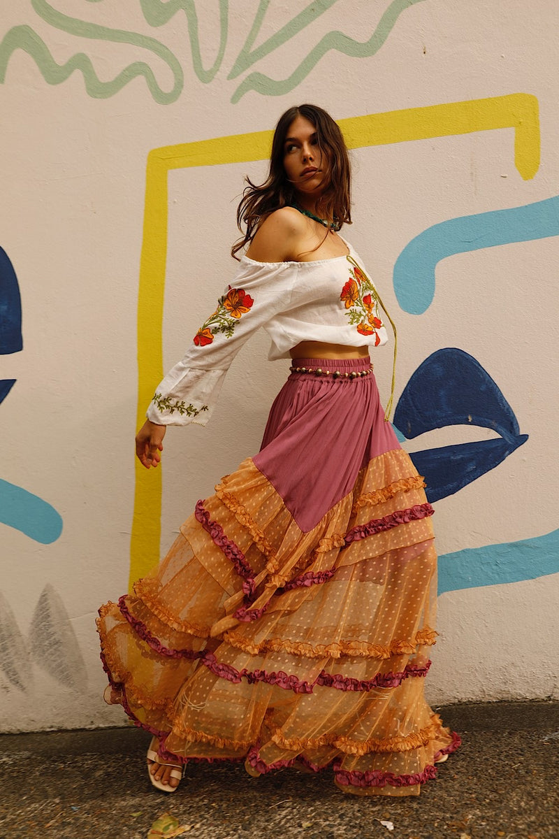 Sunshine Tulle Skirt - Orchid