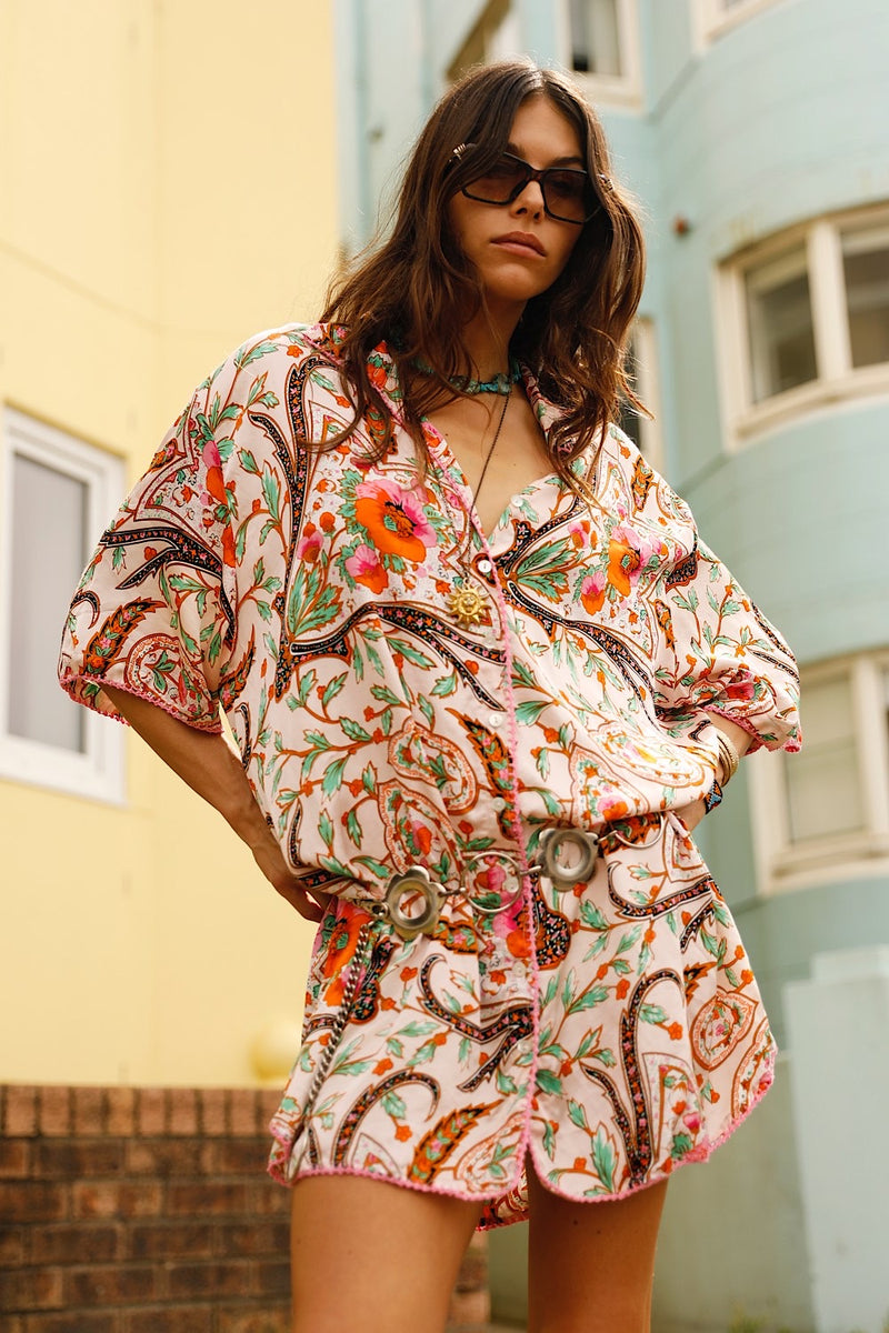 Both Sides Now Silk Satin Super Oversized Shirt