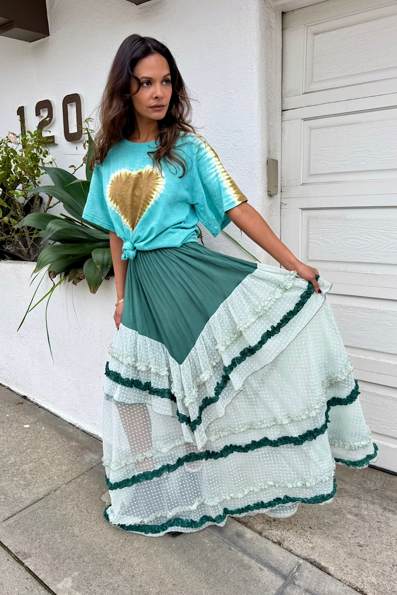 Sunshine Tulle Skirt - emerald