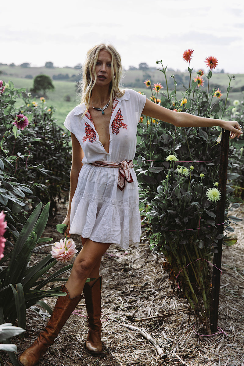Bonita Blouse - Red