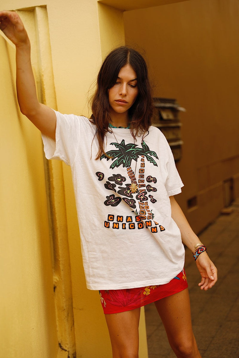 Tropical Chaos CU Tshirt - White