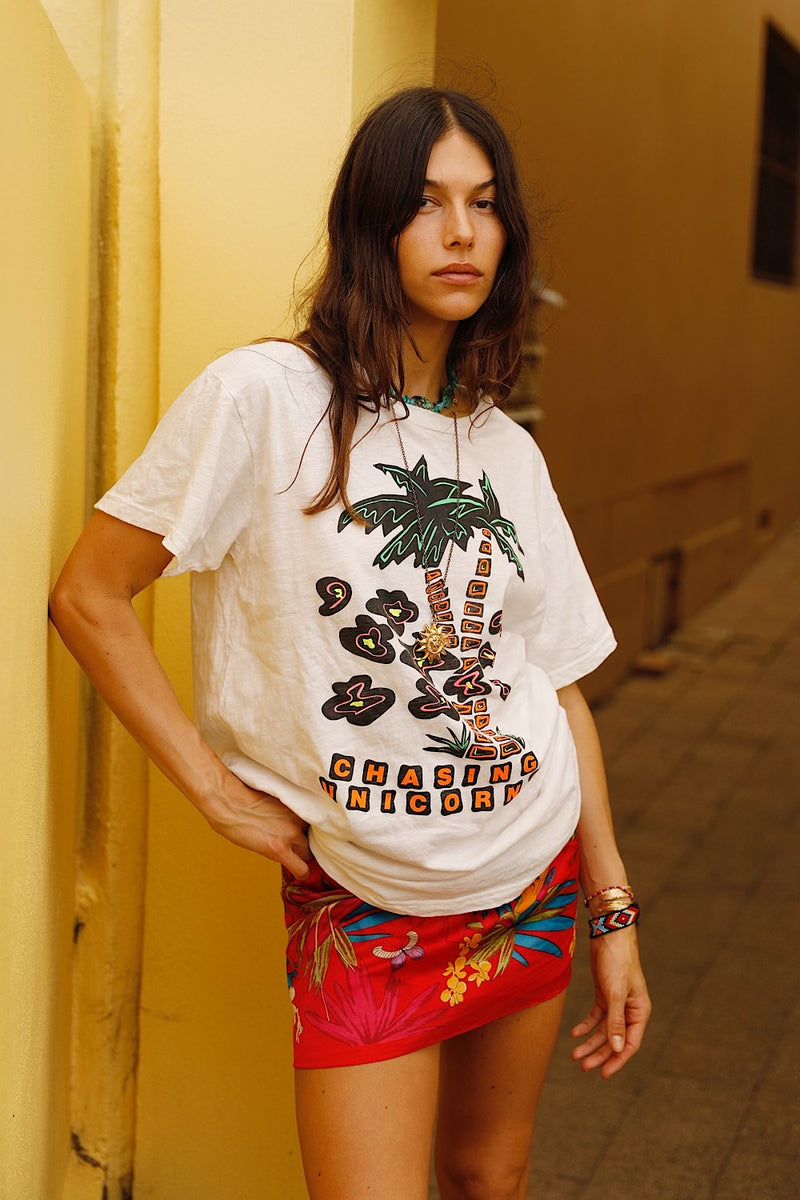 Tropical Chaos CU Tshirt - White