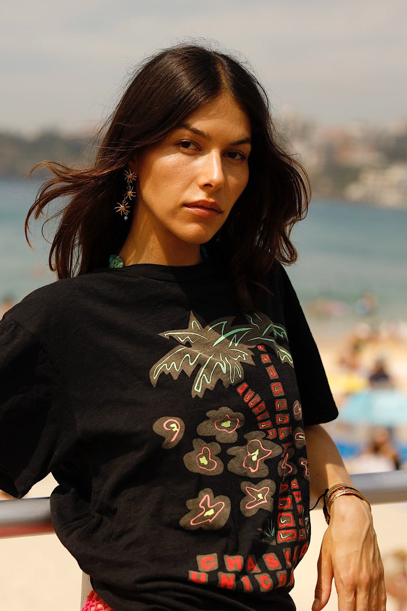 Tropical Chaos CU Tshirt - Black