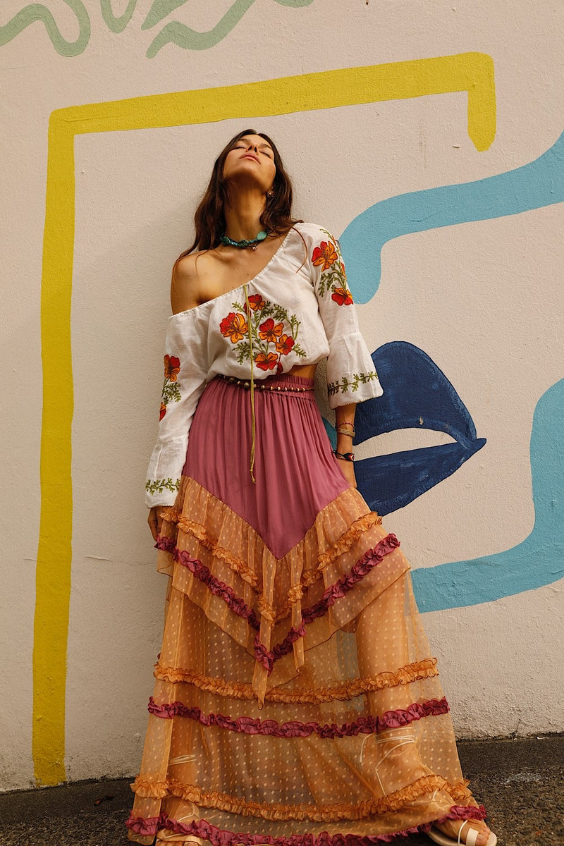 Sunshine Tulle Skirt - Orchid