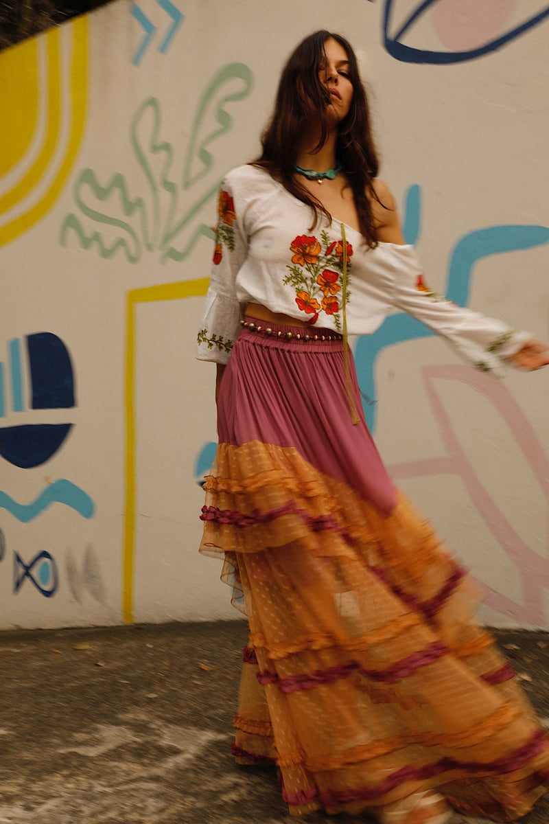 Sunshine Tulle Skirt - Orchid