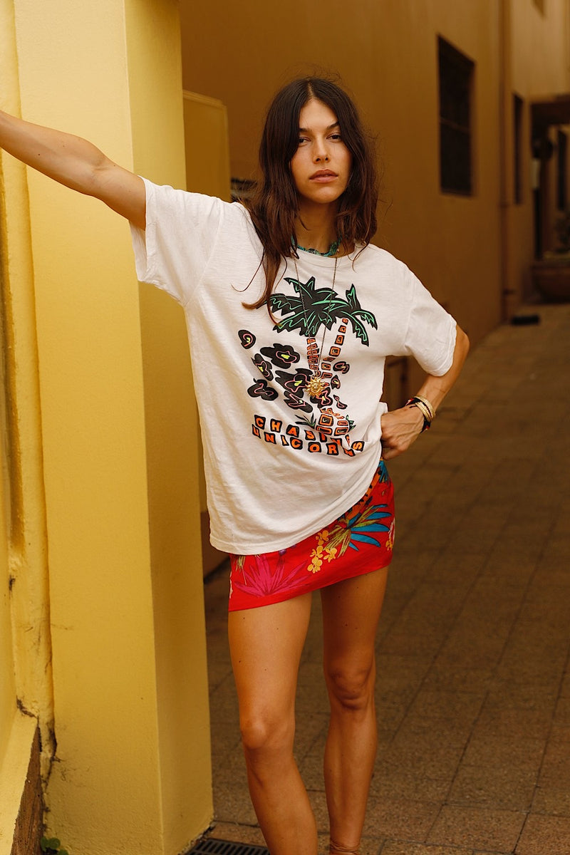 Tropical Chaos CU Tshirt - White