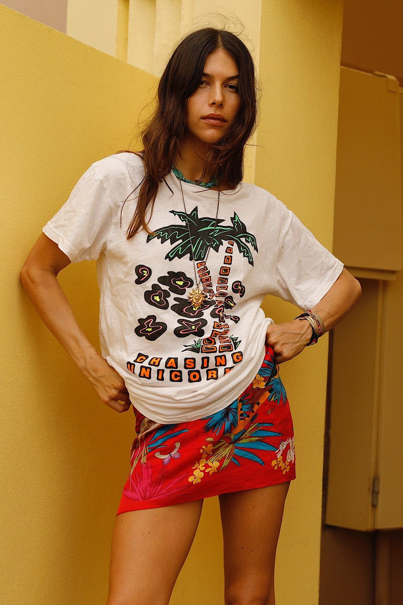 Tropical Chaos CU Tshirt - White