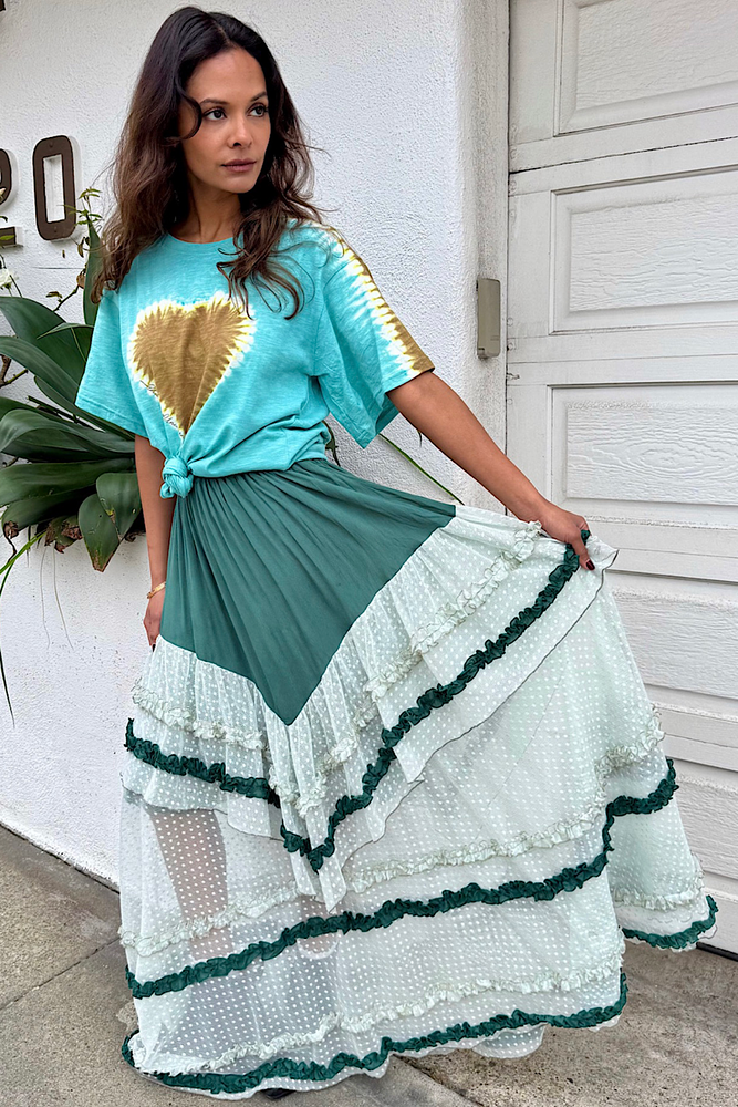 Sunshine Tulle Skirt - emerald