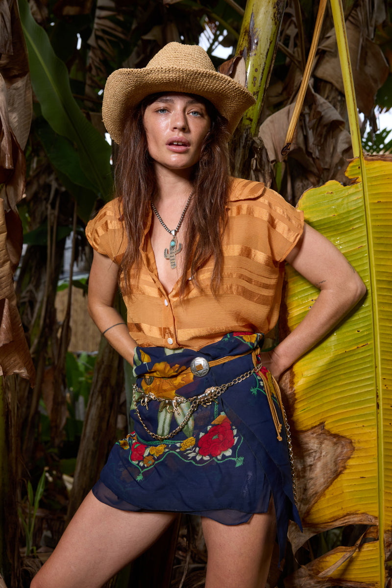 Warm Love Silk Blouse
