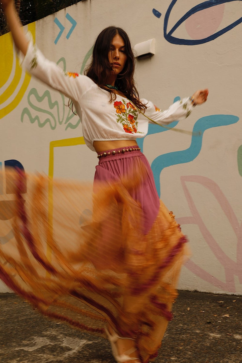 Sunshine Tulle Skirt - Orchid