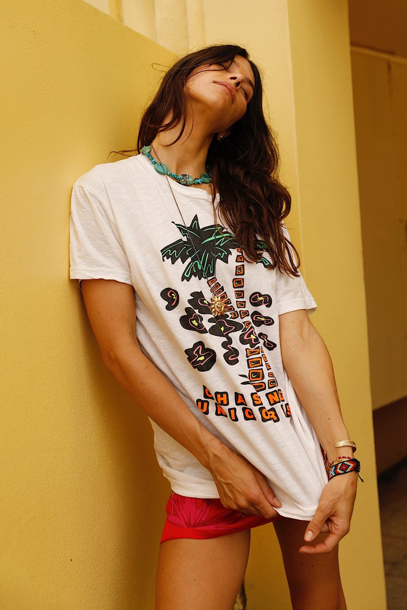 Tropical Chaos CU Tshirt - White
