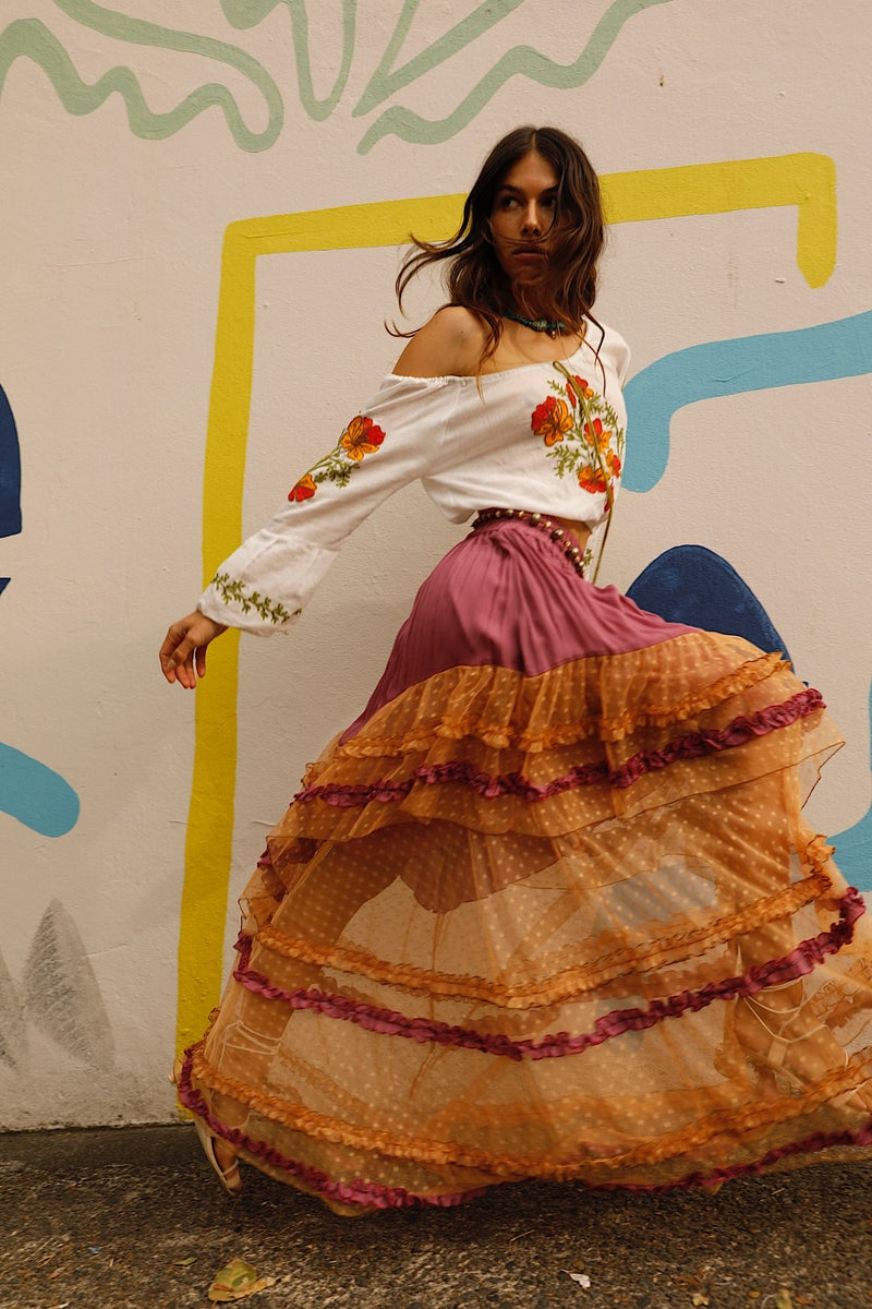 Sunshine Tulle Skirt - Orchid
