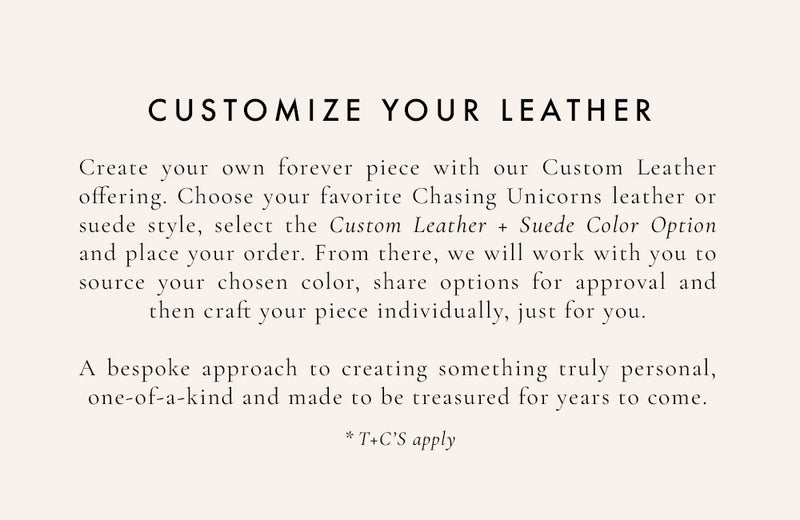 Customize Your Leather