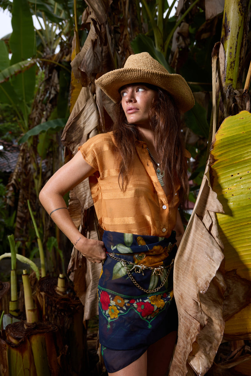 Warm Love Silk Blouse